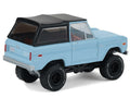 1972 Ford Bronco Custom SUV Light Blue with Black Top "Barrett-Jackson" Series 16 1/64 Diecast Model Car by Greenlight-0