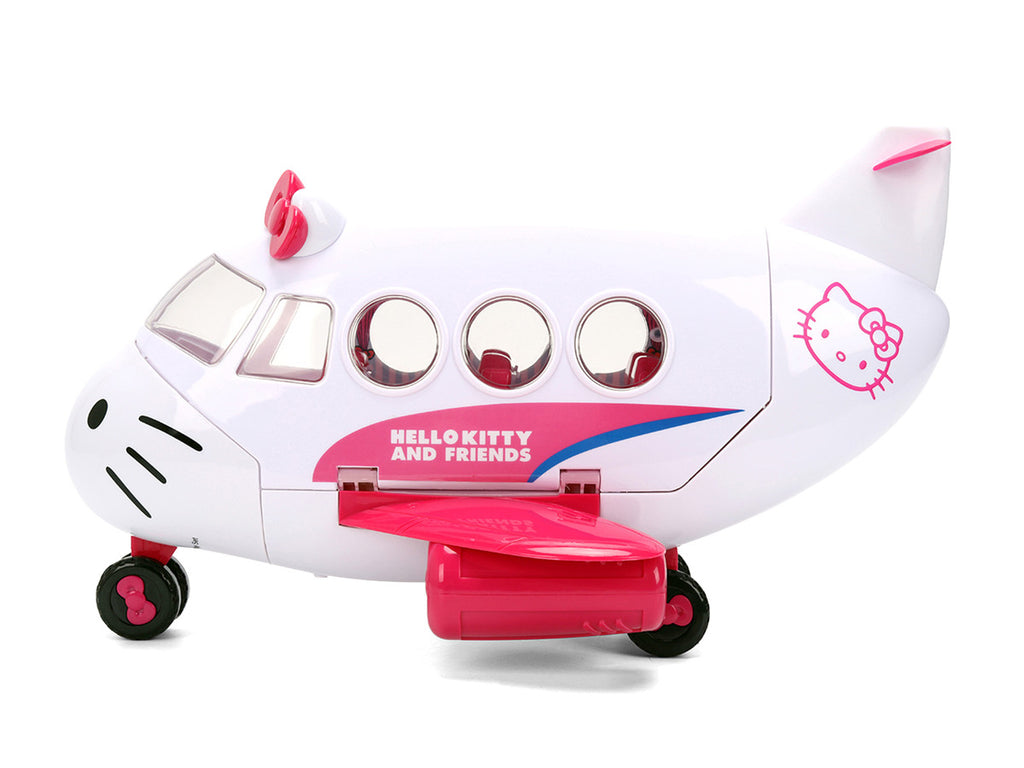 "Hello Kitty and Friends" Airplane Set with 3 Figures Model by Jada-2