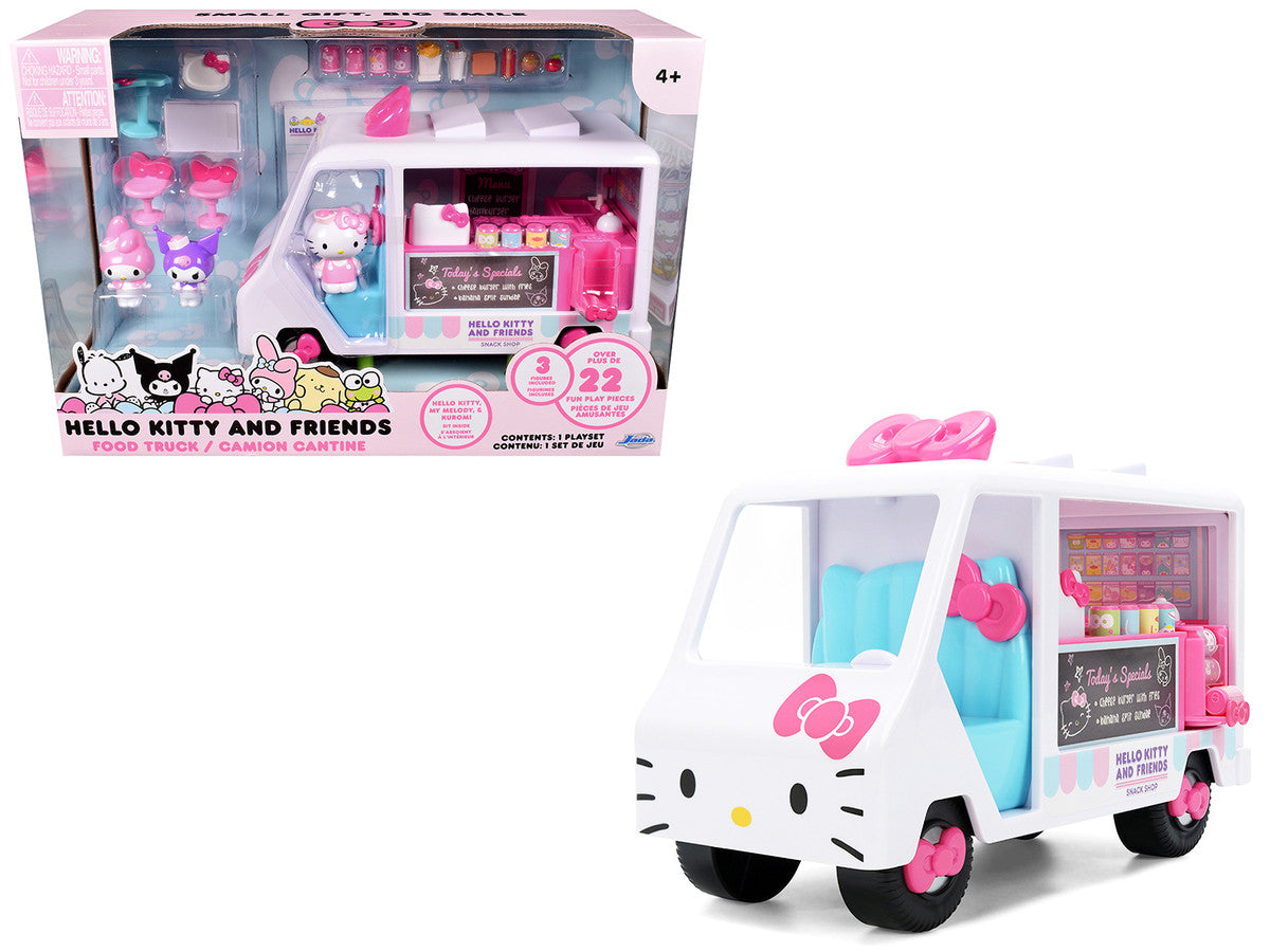 "Hello Kitty and Friends" Food Truck Set with 3 Figures Model by Jada-4