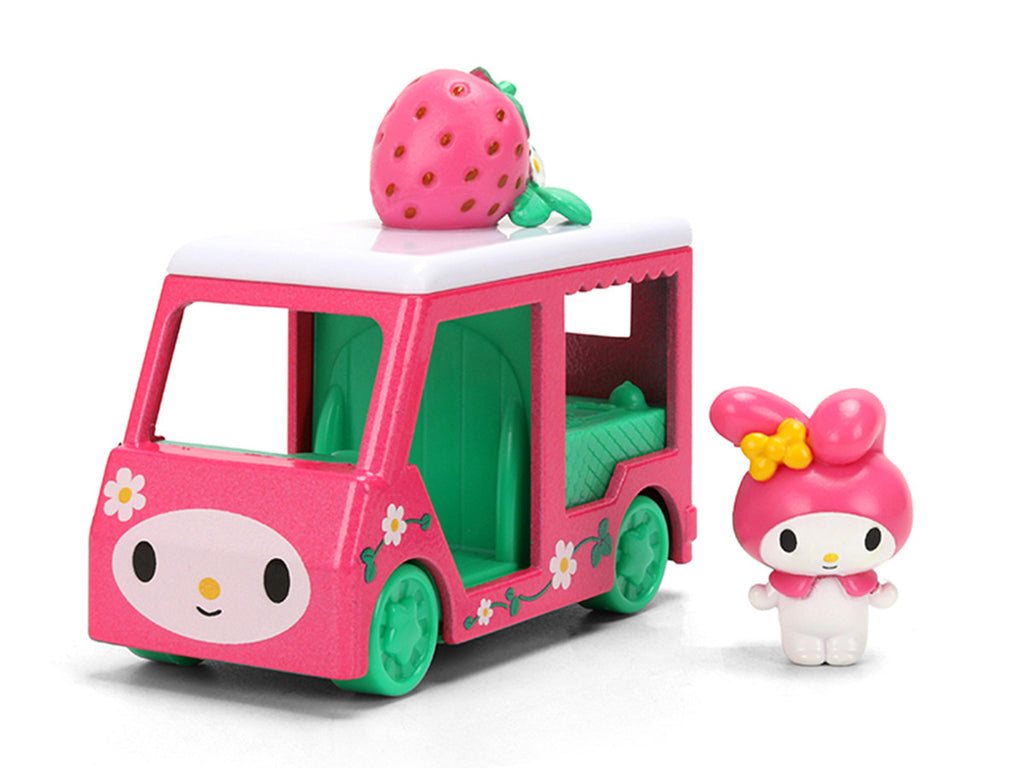 "Hello Kitty and Friends" Set of 4 Diecast Figures and Cars "Hollywood Rides" Series Diecast models by Jada-2