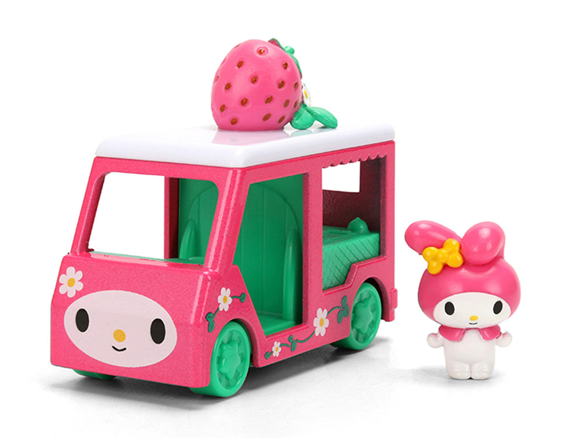 "Hello Kitty and Friends" Set of 4 Diecast Figures and Cars "Hollywood Rides" Series Diecast models by Jada-2