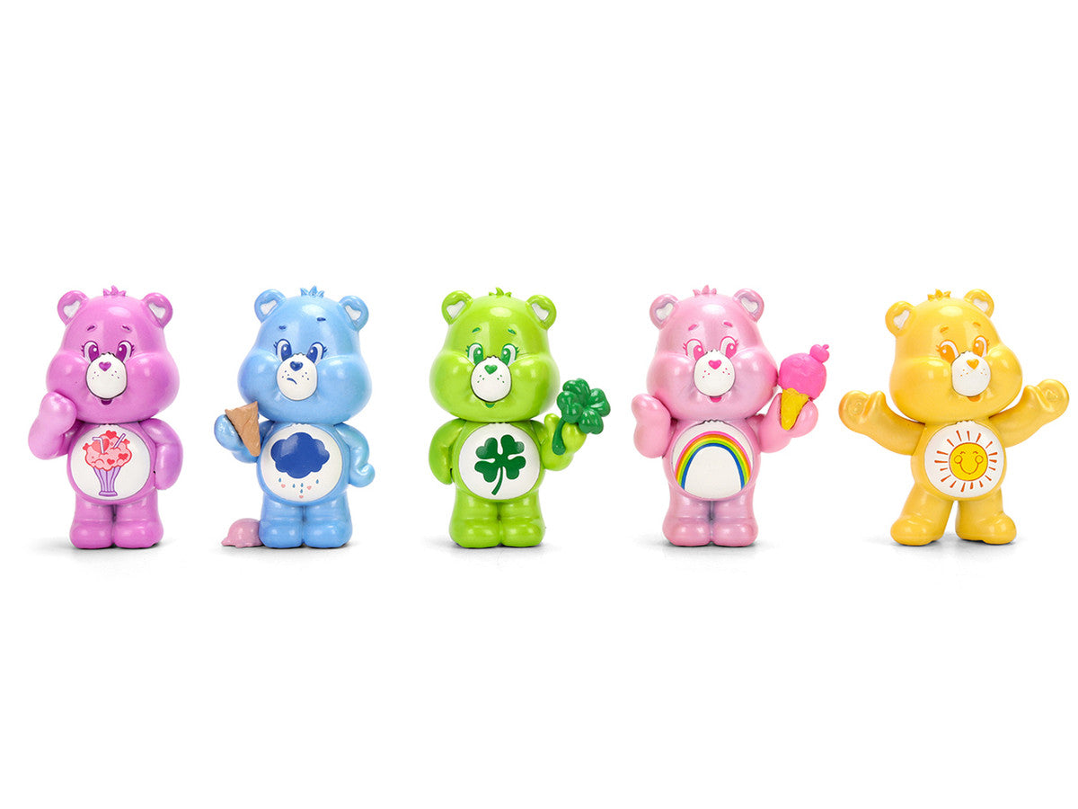 Set of 5 Diecast Figures "Care Bears" "Metalfigs" Series Diecast Models by Jada-1