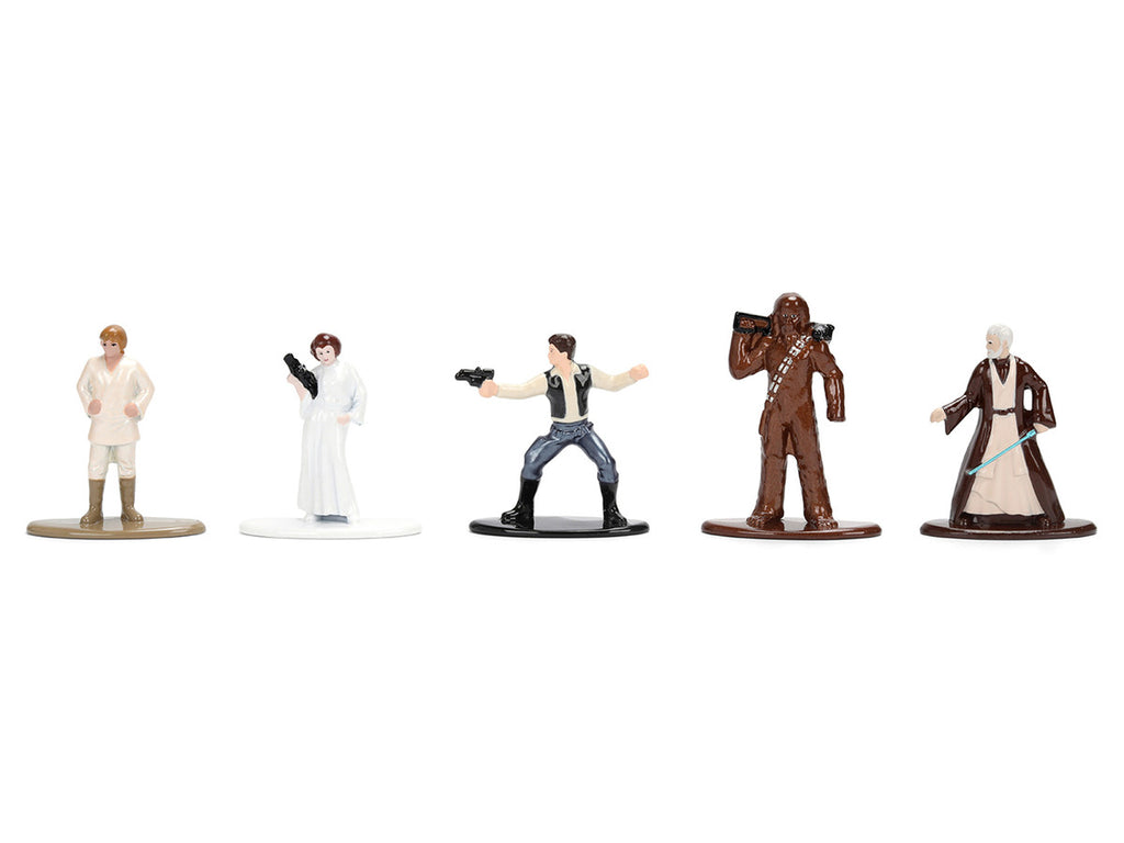 Set of 12 Diecast Figures "Star Wars" Movie Franchise "Nano Metalfigs" Series Diecast Models by Jada-3