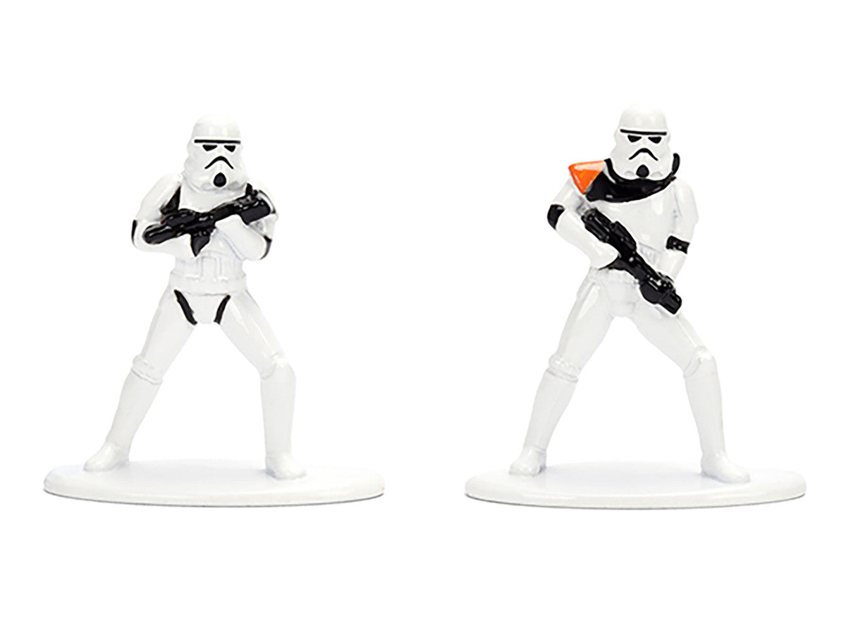 Set of 12 Diecast Figures "Star Wars" Movie Franchise "Nano Metalfigs" Series Diecast Models by Jada-1