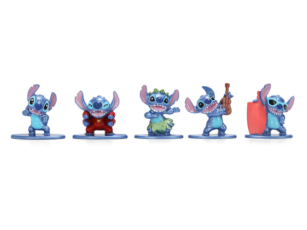 Set of 12 Diecast Figures "Disney's Stitch" Franchise "Nano Metalfigs" Series Diecast models by Jada-2