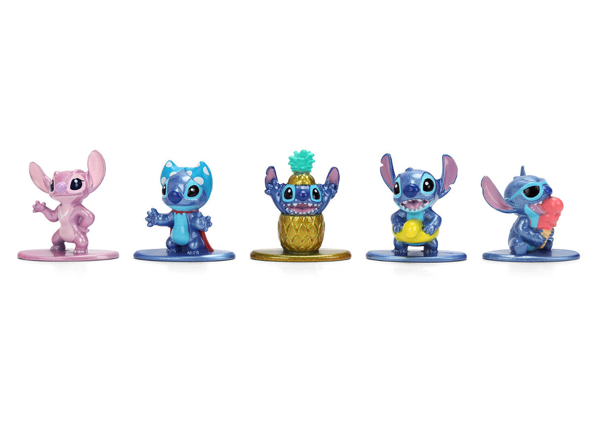 Set of 12 Diecast Figures "Disney's Stitch" Franchise "Nano Metalfigs" Series Diecast models by Jada-0