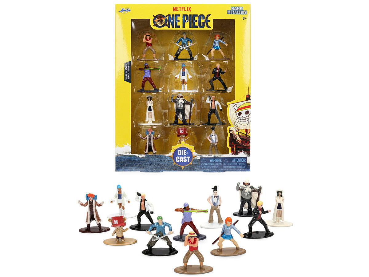 Set of 12 Diecast Figures "One Piece" (2023-Current) TV Series "Metalfigs" Series Diecast Models by Jada-4