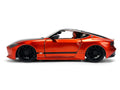 2023 Nissan Z Orange Metallic with Carbon Hood and Black Top "JDM Tuners" Series 1/24 Diecast Model Car by Jada-0