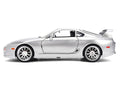 1995 Toyota Supra Silver Metallic "JDM Tuners" Series 1/24 Diecast Model Car by Jada-0