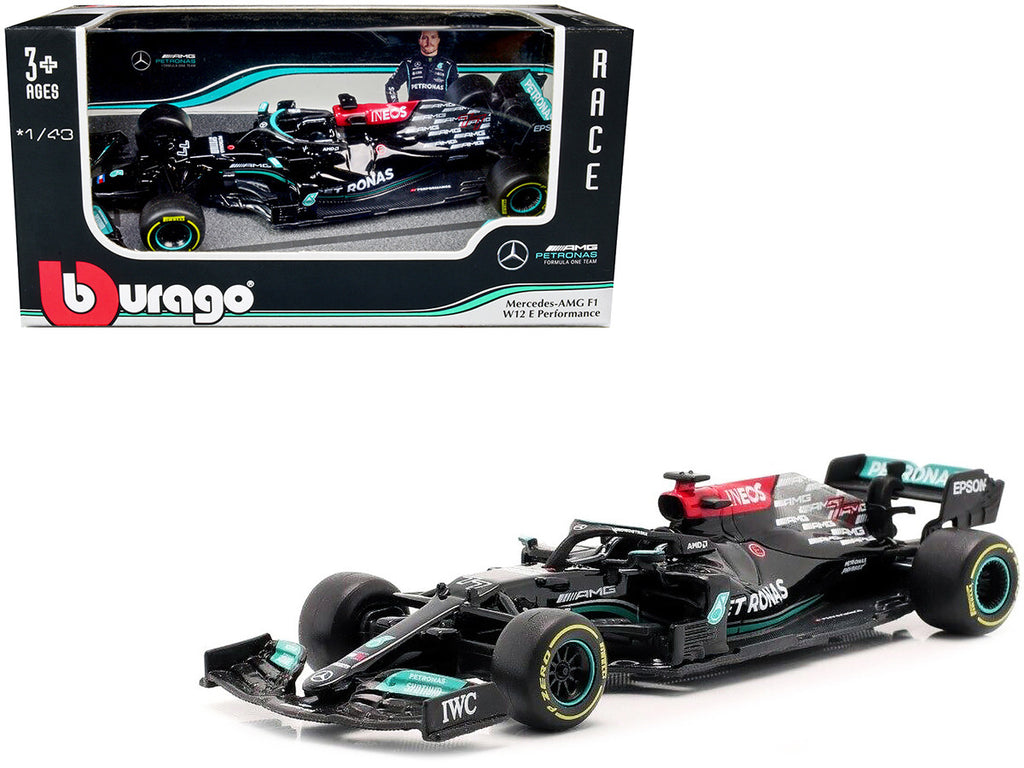 Mercedes-AMG F1 W12 E Performance #77 Valterri Bottas 1/43 Diecast Model-0