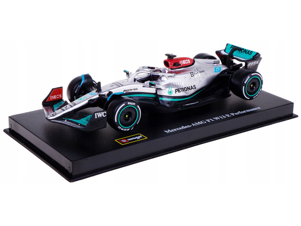 Mercedes-AMG F1 W13 George Russell 1/43 Diecast Model Car Display Case-2