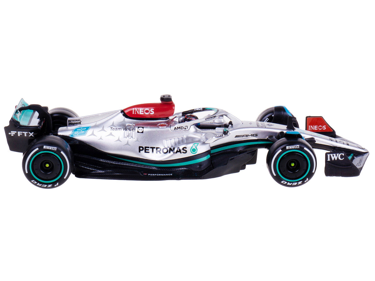 Mercedes-AMG F1 W13 George Russell 1/43 Diecast Model Car Display Case-1