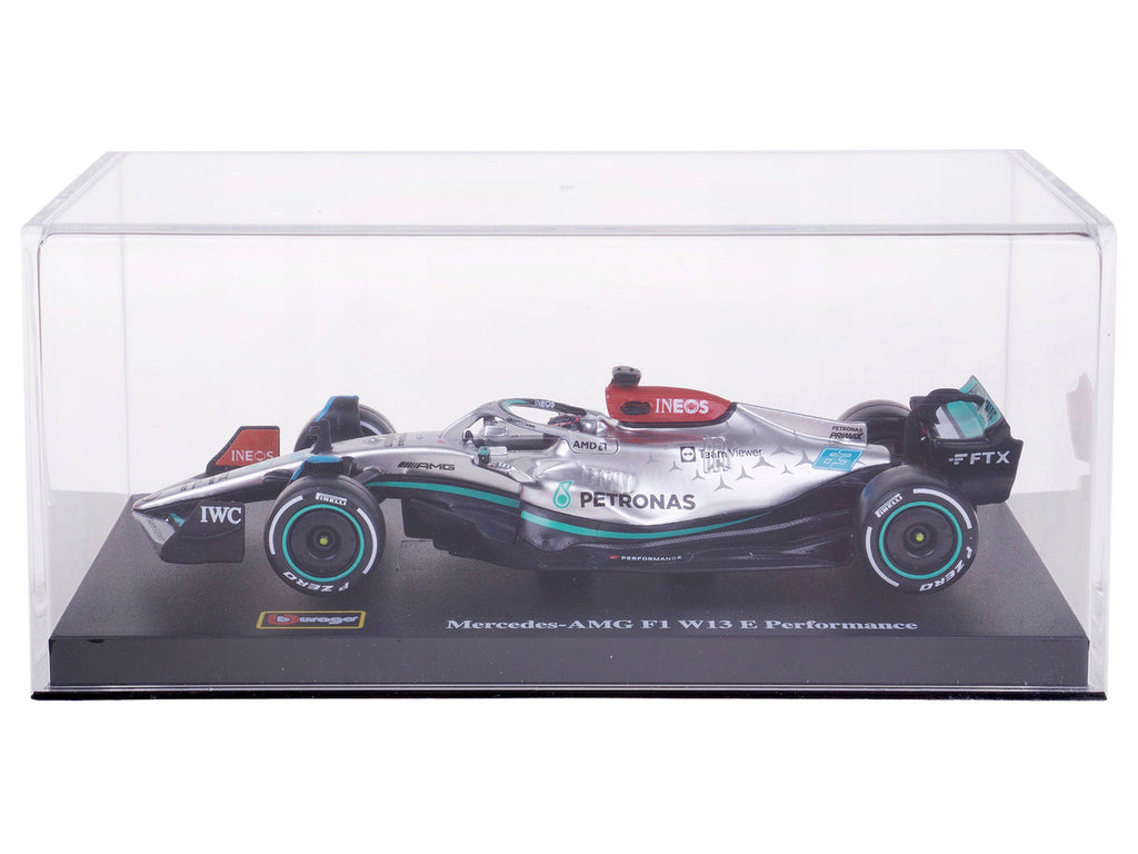 Mercedes-AMG F1 W13 George Russell 1/43 Diecast Model Car Display Case-3