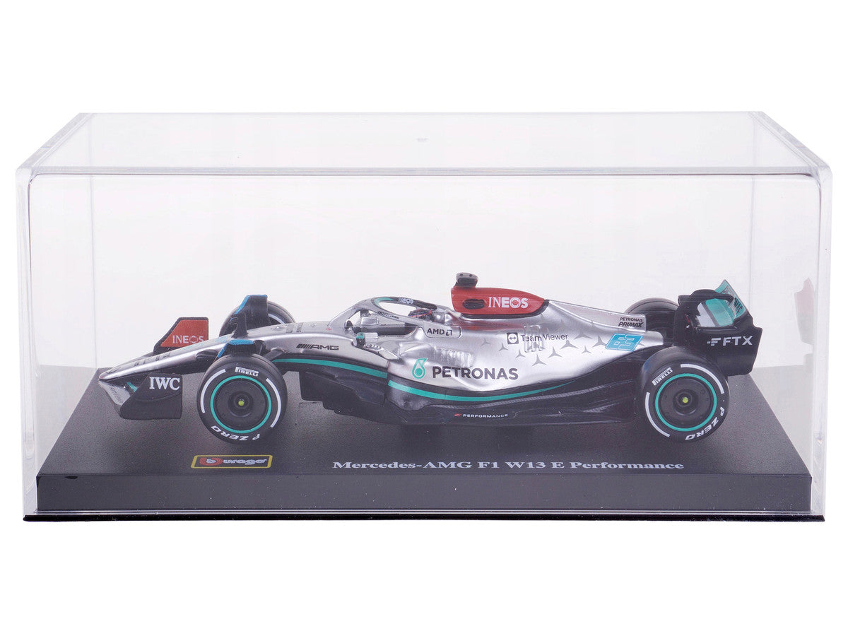 Mercedes-AMG F1 W13 George Russell 1/43 Diecast Model Car Display Case-3