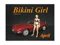 April Bikini Calendar Girl Figure for 1/24 Scale Models by American Diorama-0