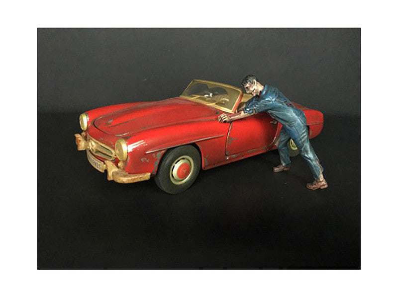 Zombie Mechanic Figurine IV for 1/24 Scale Models by American Diorama-0