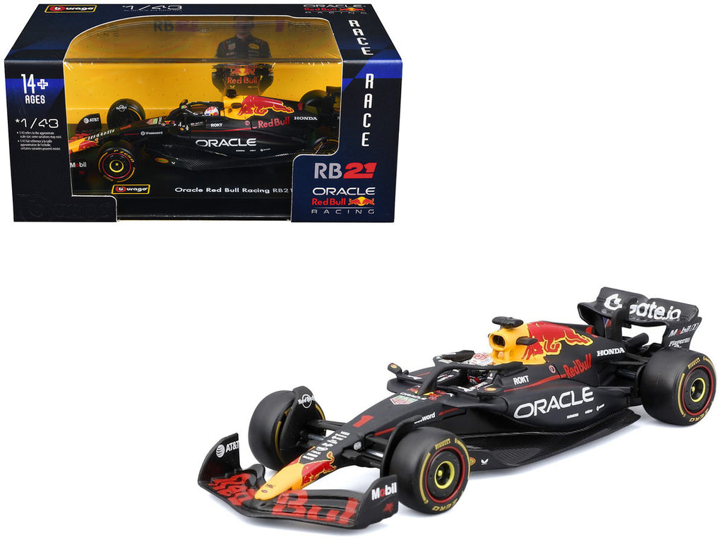 Red Bull Racing RB21 Max Verstappen 1/43 Diecast Model Car with Display Case-2