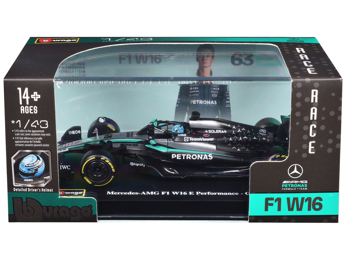 Bburago 1:43 Mercedes-AMG W16 #63 George Russell, 2025 — product image 3