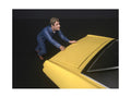 Mechanic Darwin Pushing a Car Figurine for 1/24 Scale Models by American Diorama-0