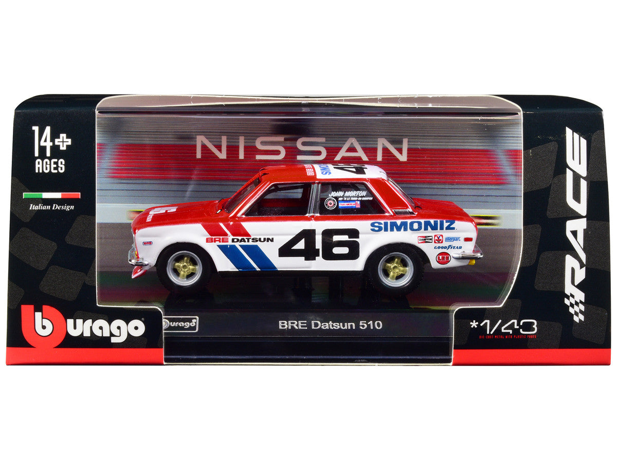 Datsun 510 #46 John Morton BRE Race Series 1/43 Diecast Model Car-0