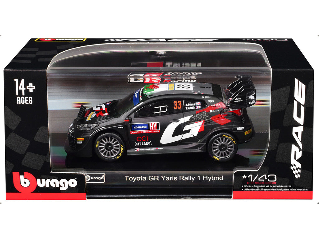 Toyota GR Yaris Rally1 Hybrid #33 1/43 Diecast Model Car WRC Collectible-1