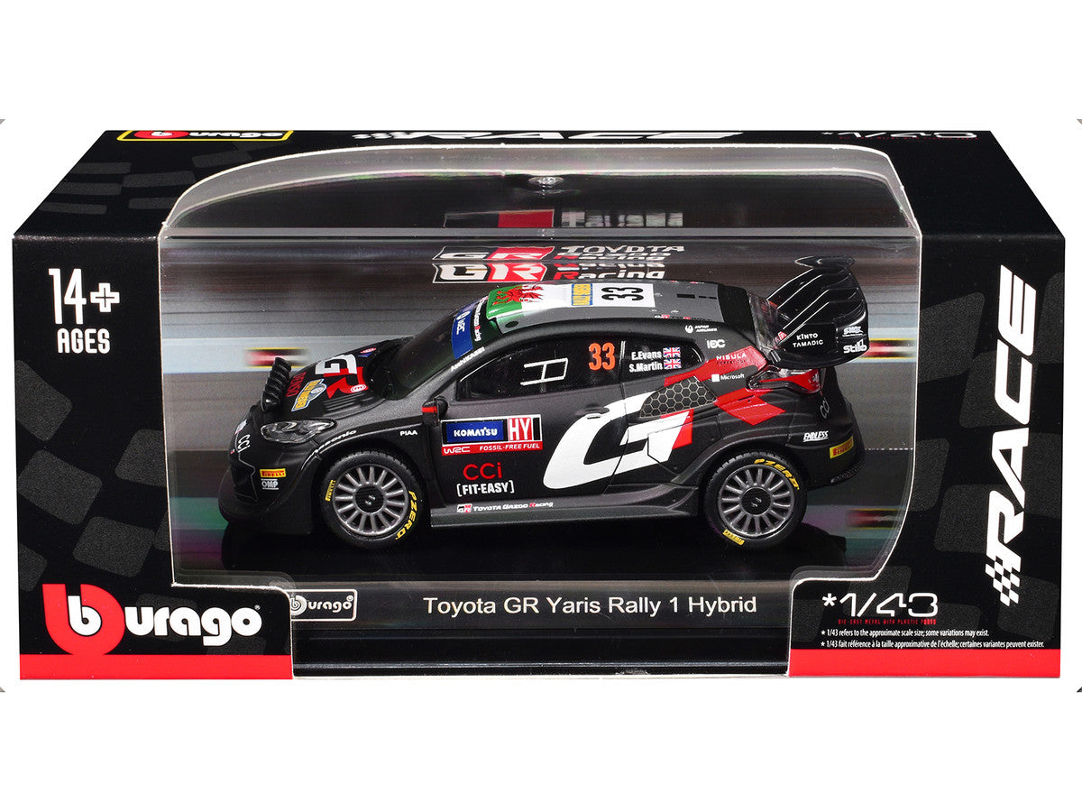 Toyota GR Yaris Rally1 Hybrid #33 1/43 Diecast Model Car WRC Collectible-1