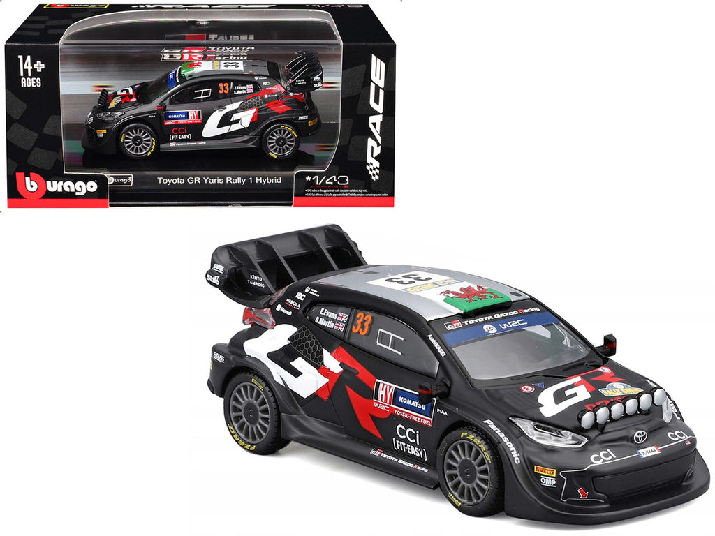 Toyota GR Yaris Rally1 Hybrid #33 1/43 Diecast Model Car WRC Collectible-2