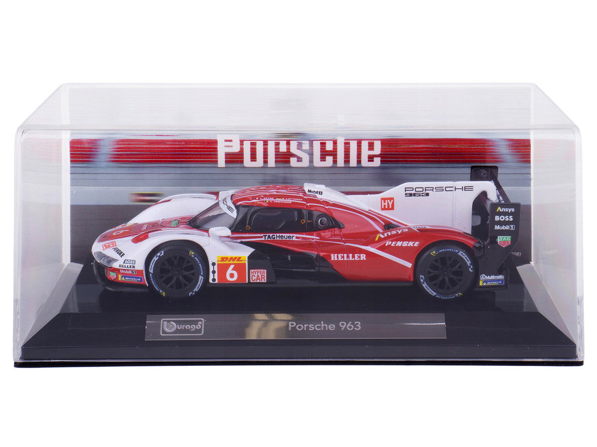 Bburago 1:43 Porsche 963 #6 Penske, 2024 WEC + Display Case — product image 3