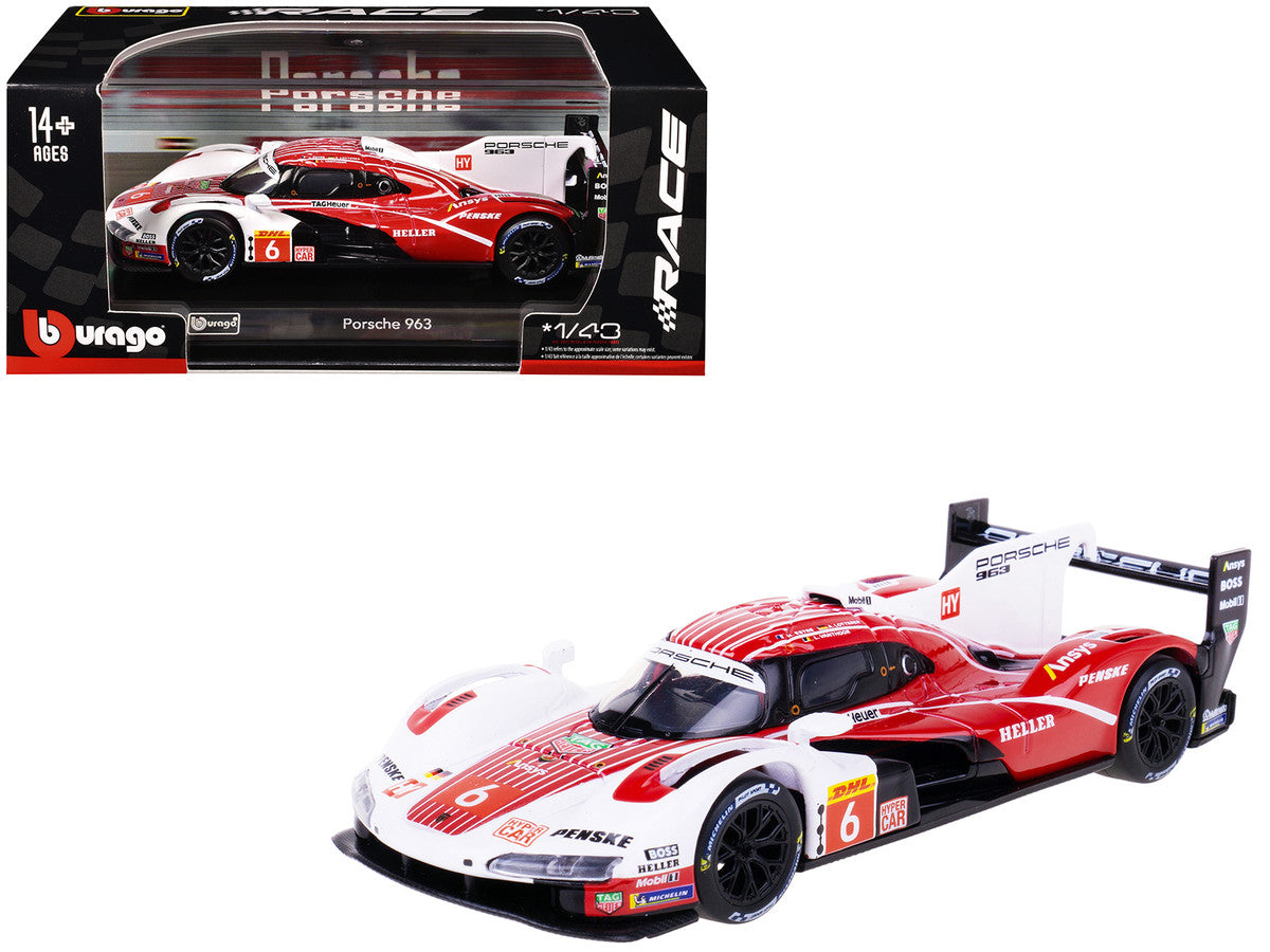 Bburago 1:43 Porsche 963 #6 Penske, 2024 WEC + Display Case — product image 5