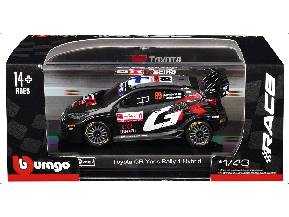 Toyota GR Yaris Rally1 Hybrid #69 1/43 Diecast Model Car 2024-0