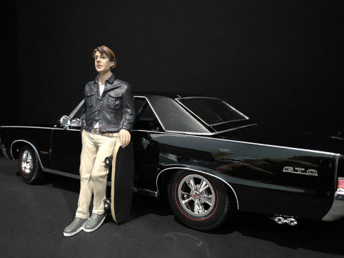 Skateboarder Figurine III for 1/24 Scale Models by American Diorama-1