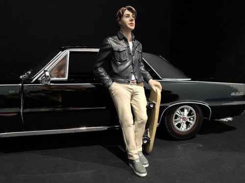 Skateboarder Figurine III for 1/24 Scale Models by American Diorama-2