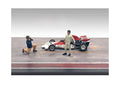 "Race Day" Two Diecast Figures Set 1 for 1/43 Scale Models by American Diorama-0