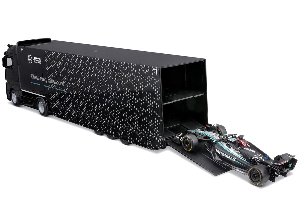 Mercedes-Benz Actros Gigaspace & Mercedes-AMG F1 W15 Diecast Model 1/43-0