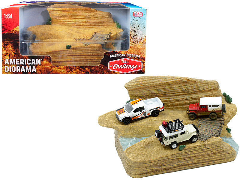 "Trail Challenge" Resin Diorama for 1/64 Scale Models by American Diorama-0