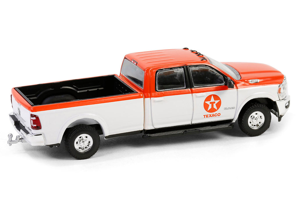 2023 Ram 2500 Pickup Truck "Texaco" Orange and White "Texaco Special Edition" Series 1 1/64 Diecast Model Car by Greenlight-2