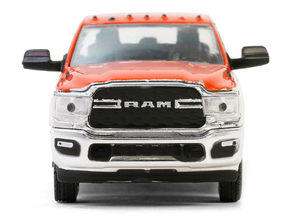 2023 Ram 2500 Pickup Truck "Texaco" Orange and White "Texaco Special Edition" Series 1 1/64 Diecast Model Car by Greenlight-3