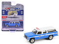 1990 Chevrolet Suburban K2500 Scottsdale "NYPD (New York City Police Department)" Blue with White Top "Hot Pursuit" Series 46 1/64 Diecast Model Car by Greenlight-0
