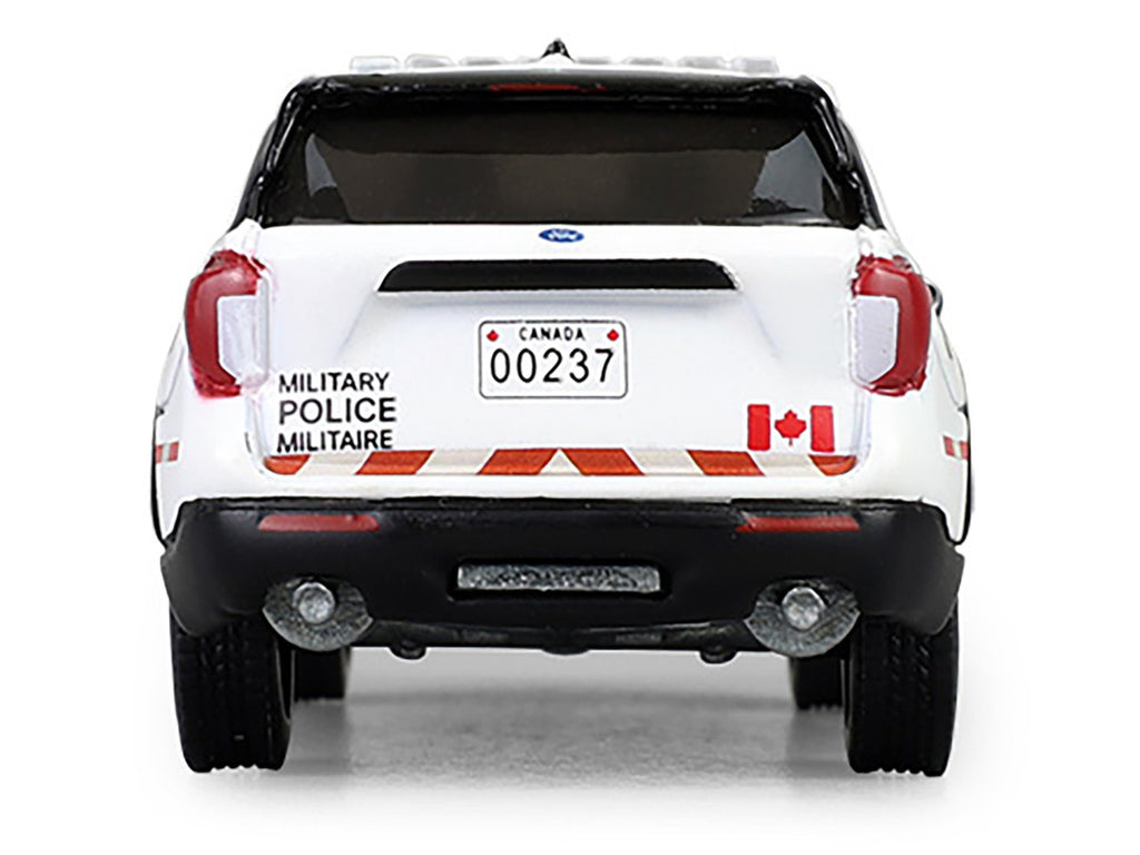 2024 Ford Police Interceptor Utility "Canada Military Police" White with Graphics "Hot Pursuit - Canada Special Edition" Series 1/64 Diecast Model Car by Greenlight-3