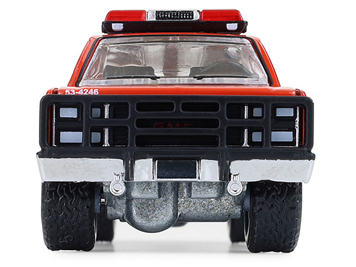 1991 GMC Suburban "Canada Coast Guard" Red with White Stripes "Hot Pursuit - Canada Special Edition" Series 1/64 Diecast Model Car by Greenlight-0