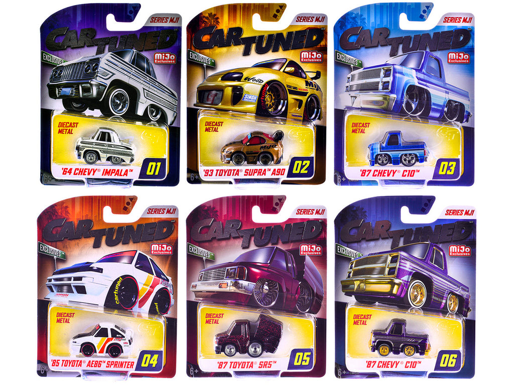 Mijo Exclusives Series MJ1 Set of 6 Pieces Diecast Model Cars by CarTuned-0