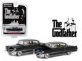 1955 Cadillac Fleetwood Series 60 Black "The Godfather" (1972) Movie "Hollywood Series" Release 14 1/64 Diecast Model Car by Greenlight-0