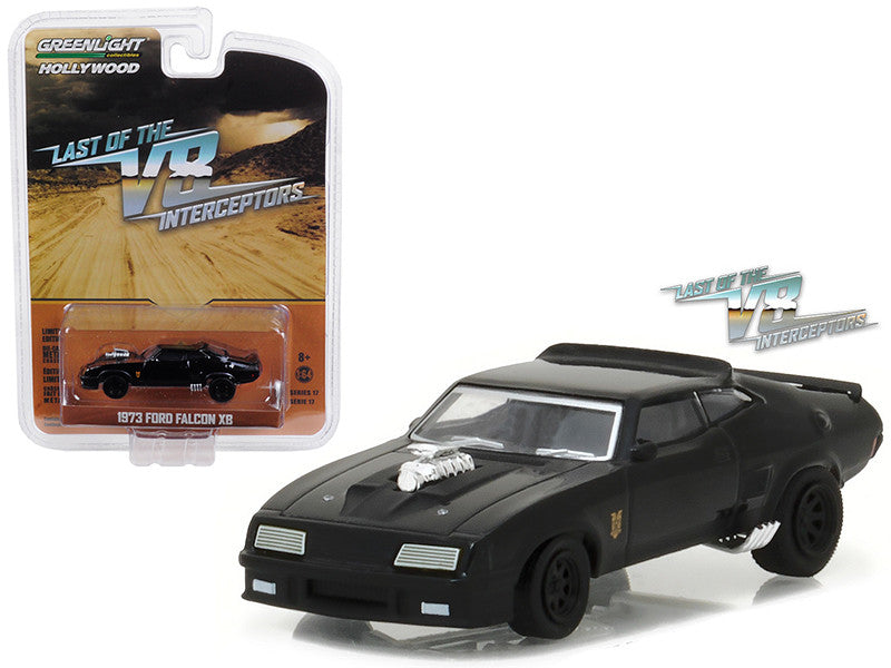1973 Ford Falcon XB Black "Last of the V8 Interceptors" (1979) Movie "Hollywood Series" Release 17 1/64 Diecast Model Car by Greenlight-0