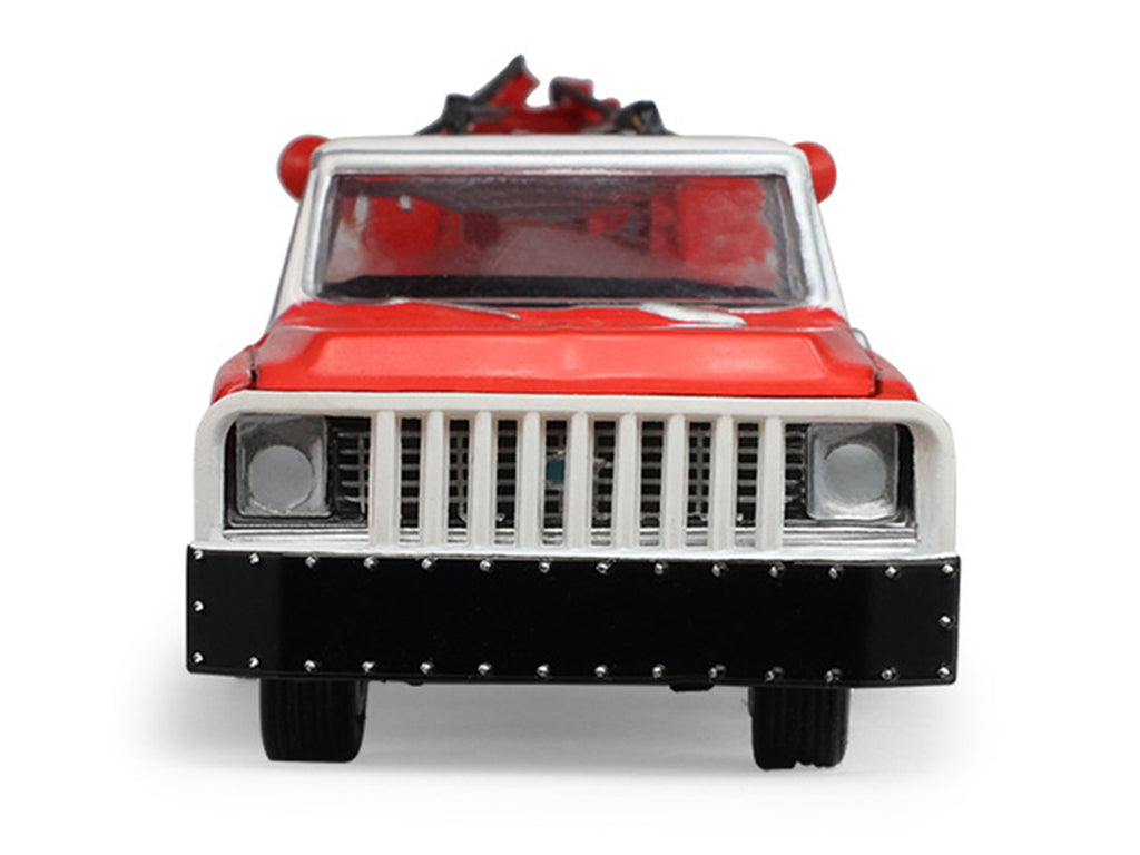 1971 Chevrolet C-30 Dually Wrecker Tow Truck "Phillips 66" Red with White Top "Dually Drivers" Series 17 1/64 Diecast Model Car by Greenlight-1