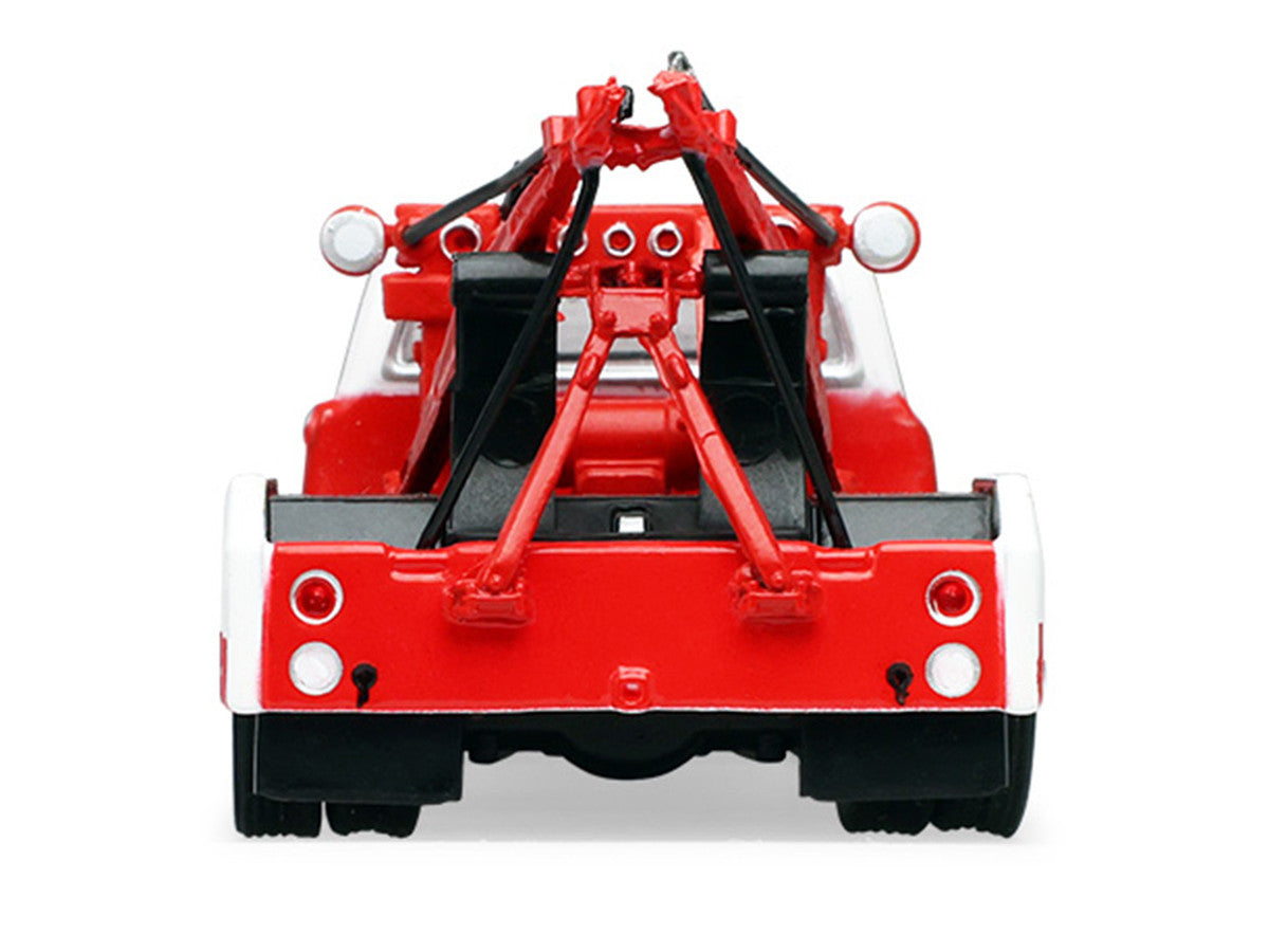 1971 Chevrolet C-30 Dually Wrecker Tow Truck "Phillips 66" Red with White Top "Dually Drivers" Series 17 1/64 Diecast Model Car by Greenlight-3