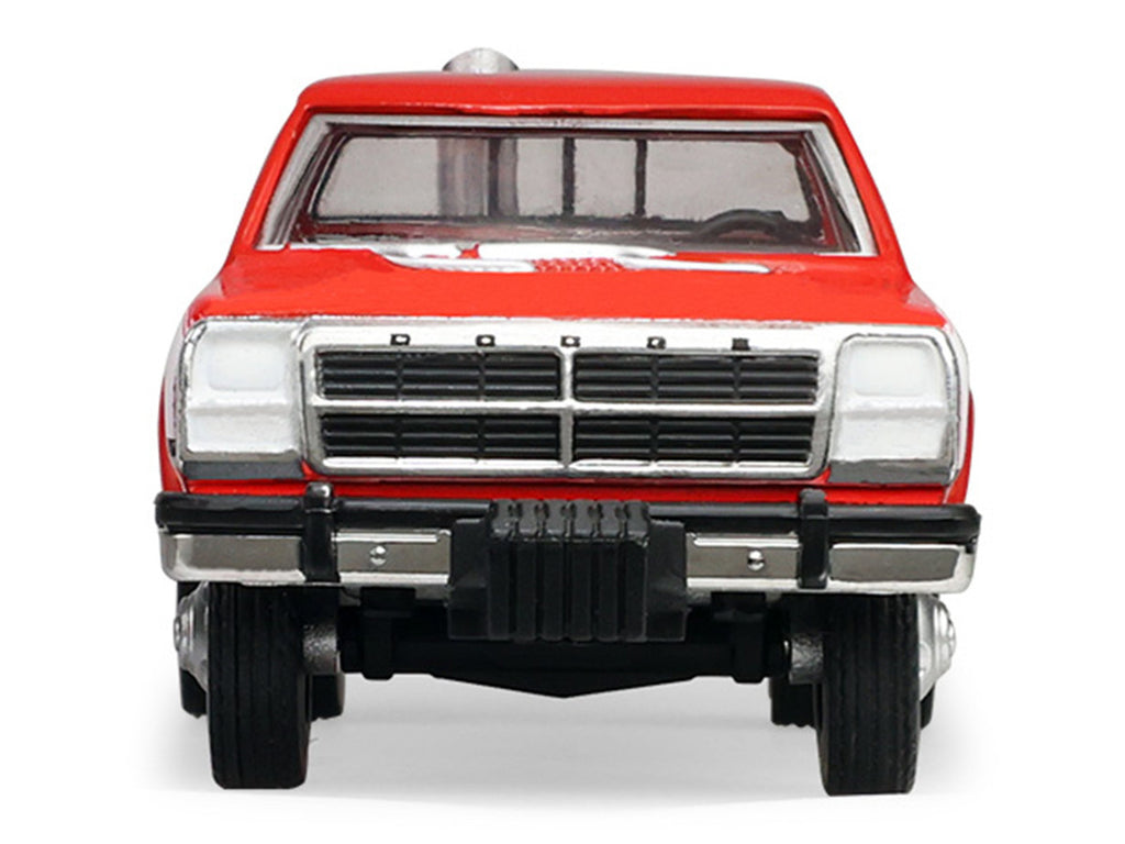 1993 Dodge Ram D350 Dually Red and White with Exhaust with Bumper Weights "Dually Drivers" Series 17 1/64 Diecast Model Car by Greenlight-2