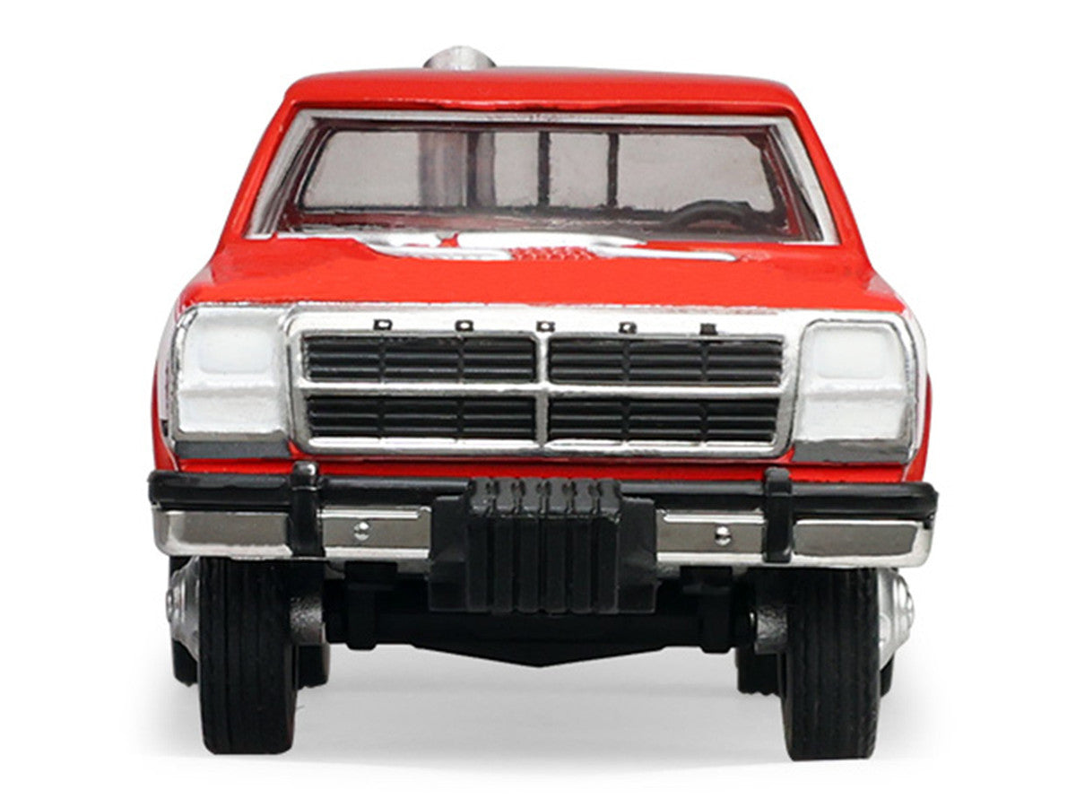 1993 Dodge Ram D350 Dually Red and White with Exhaust with Bumper Weights "Dually Drivers" Series 17 1/64 Diecast Model Car by Greenlight-2