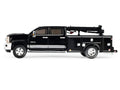 2016 Chevrolet Silverado 3500 Dually Crane Truck Black "Dually Drivers" Series 17 1/64 Diecast Model Car by Greenlight-0