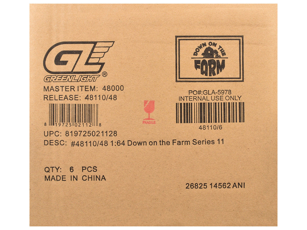 "Down on the Farm" Series 11 Set of 6 pieces 1/64 Diecast Models by Greenlight-1
