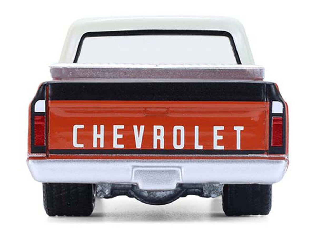 1968 Chevrolet C-10 Pickup Truck with Toolbox Orange and Beige "Down on the Farm" Series 11 1/64 Diecast Model by Greenlight-2
